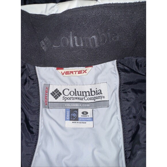 COLUMBIA Women Vertex Core Hooded Waterproof 2 IN 1 Fleece & Jacket Coat Size S - Picture 7 of 16